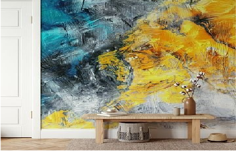 社旗墙面油画如何保养?