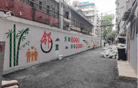 社旗在地面做彩绘如何能更持久?