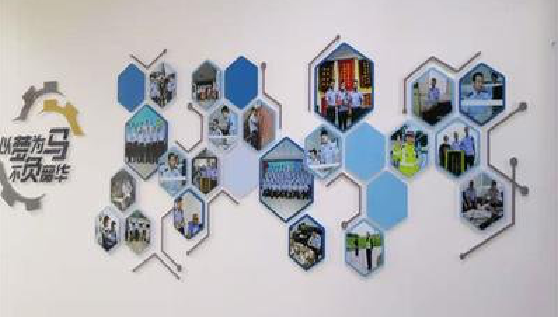 社旗文化墙最常见的做法。