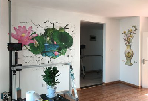 社旗墙体彩绘相比墙纸的优势。