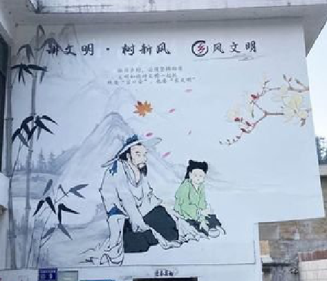 社旗分享几个墙绘保养知识。