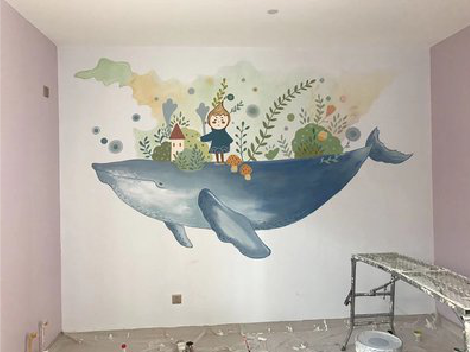 社旗手绘墙的特点及优势。